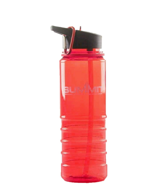 Summit 700ml Water Bottle With Folding Straw & Carabiner