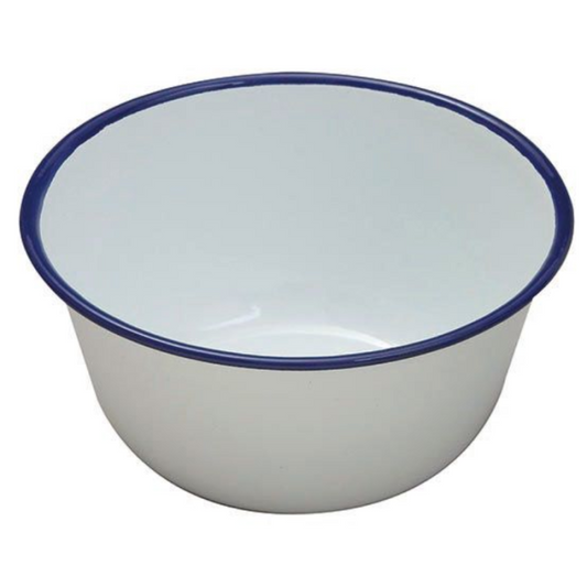 Falcon White Enamel Pudding Basin 10cm