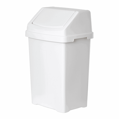 25L Swing Bin Snow White