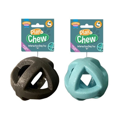 Play & Chew TPR Interactive Dog Ball Toy Assorted