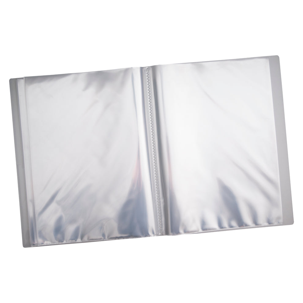Livre de présentation A4 écologique transparent à 20 pochettes en matériaux 50 % recyclés