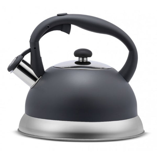 Steelex Grey Whistling Kettle 2.7Lt