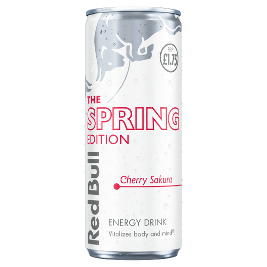 Red Bull Spring Edition Cherry Sakura Energy Drink 250ml  PM £1.75