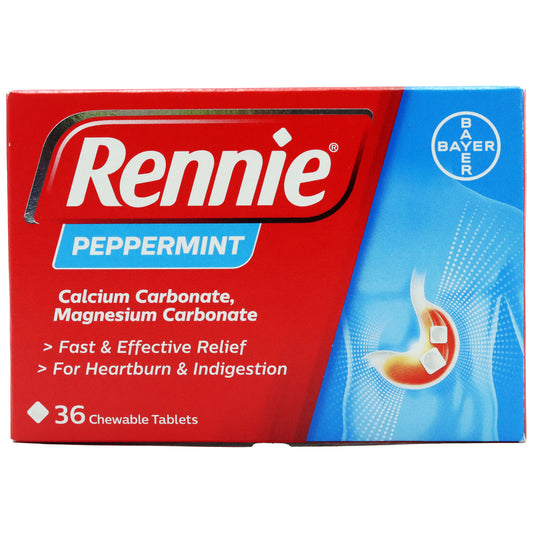 RENNIE MENTHE 36 COMPRIMÉS À CROQUER
