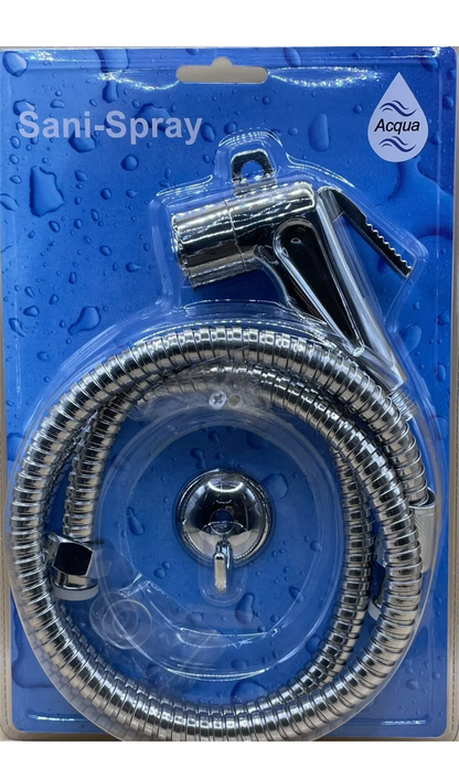 Sani Spray Bidet Toilet Douchette Hygiène Bouton Nettoyage Pistolet Pulvérisateur à Main 1,2 m