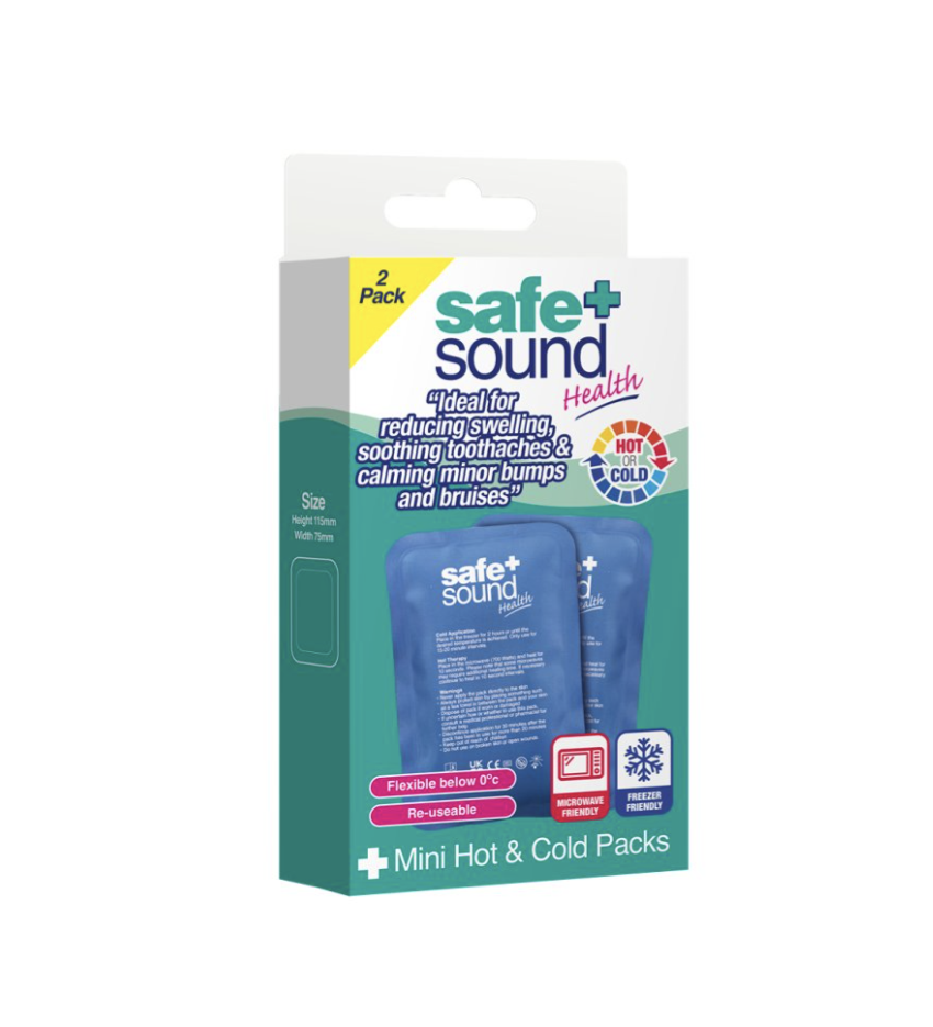 Safe + Sound MINI HOT & COLD PACKS X 2