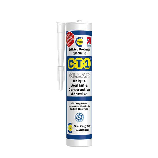 C-Tec CT1 Sealant & Adhesive 290ml Clear