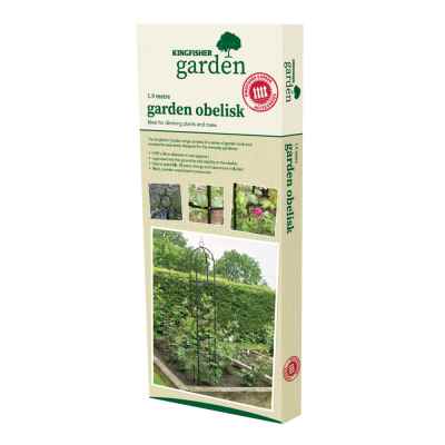 Kingfisher Garden ObeliskGarden Obelisk. Black