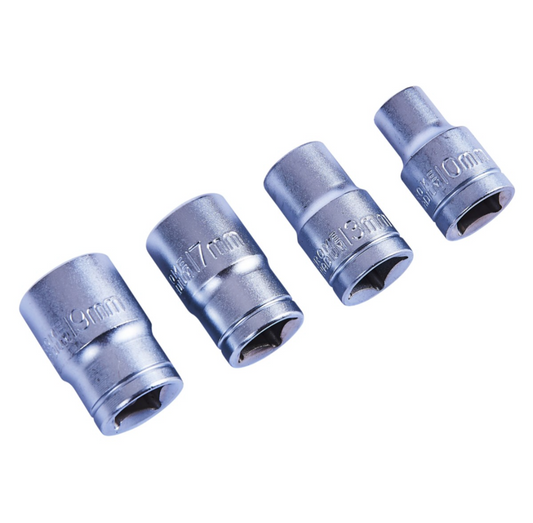 Jeu de 4 douilles Amtech de 13 mm (1/2")