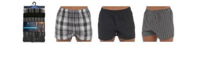 Men's 3pk (Check) Woven Boxer Shorts