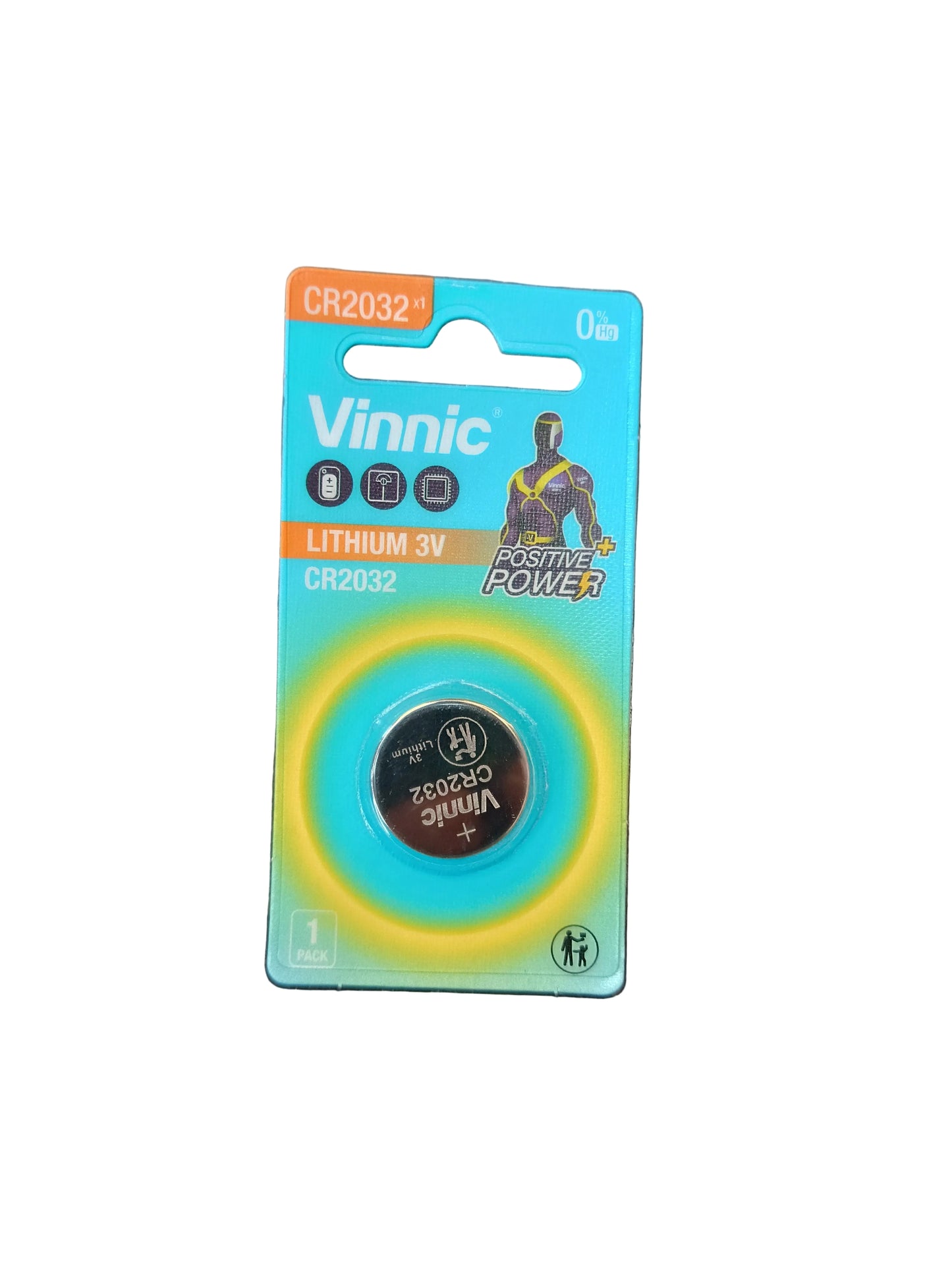 Vinnic Lithium 3v CR2032 Battery