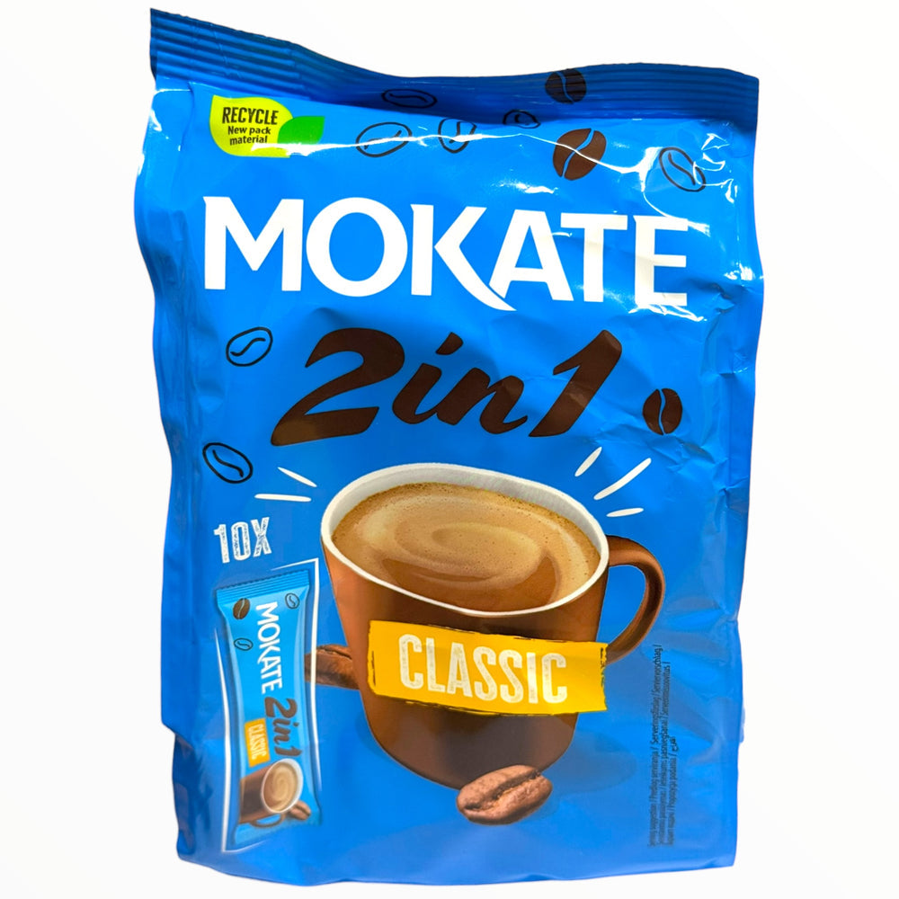 Mokate Coffee Bag Classic Flavour 2 In 1 Sachet 10 Pack
