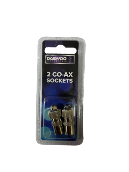 Lot de 2 prises coaxiales Daewoo