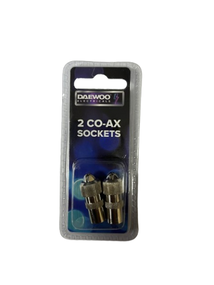 Lot de 2 prises coaxiales Daewoo