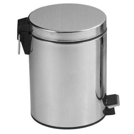 Poubelle à pédale en acier inoxydable 12L Highland