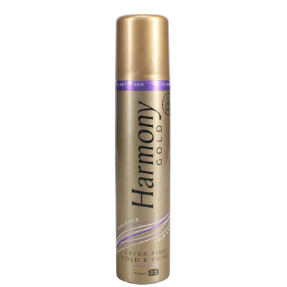 Harmony Gold 75ml Hairspray Extra Firm Hold & Shine