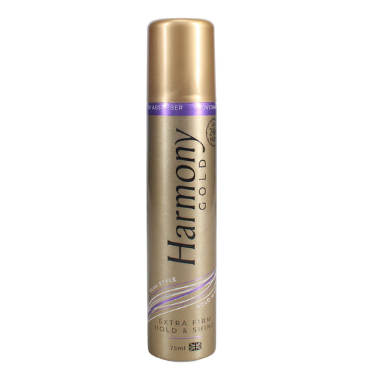 Harmony Gold 75ml Hairspray Extra Firm Hold & Shine