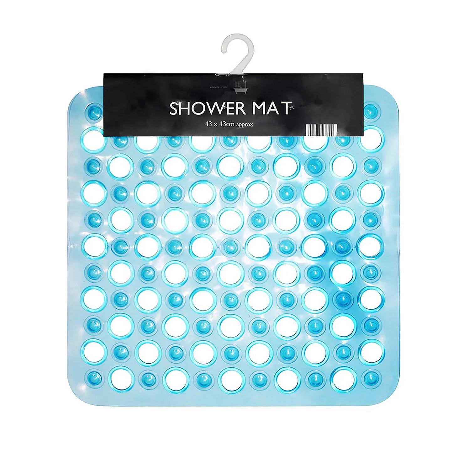 Country Club PVC Shower Mat 43cmx43cm