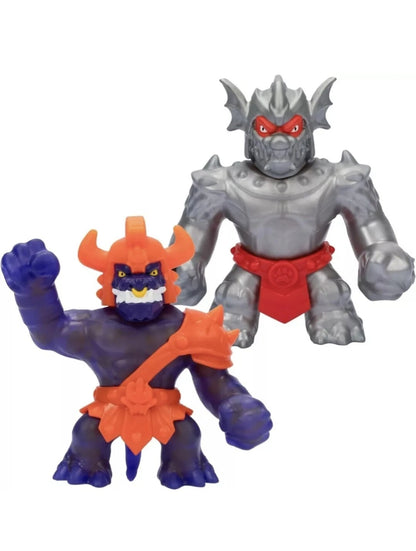 Heroes of Goo Jit Zu - Stretch Strikers - Knight Blazagon contre Corruptagon