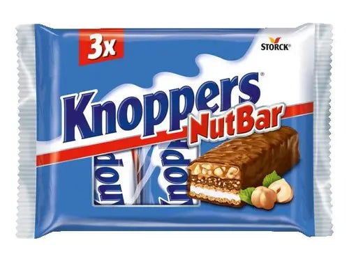 Knoppers NutBar bar 3 x 40 g