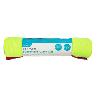 Ashley ENSEMBLE DE 6 LINGETTES MICROFIBRE - 38 X 40 CM