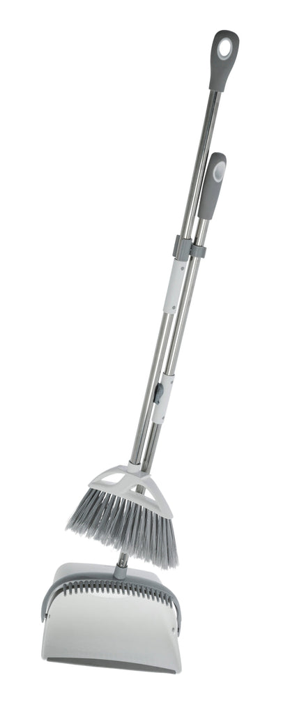 Casa Cleaning Folding Long Handle Dustpan & Brush Combo