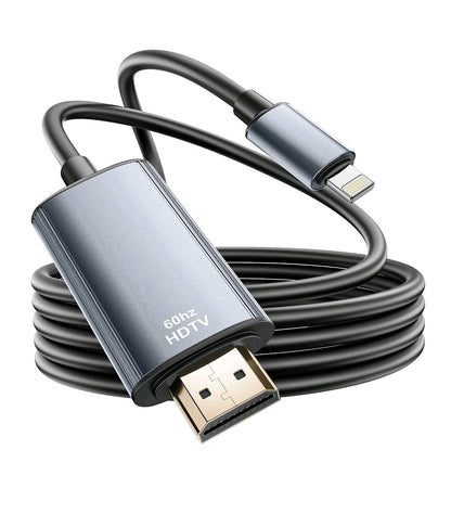 Ven-Dens iPhone to HDTV Cable 1080P HDMI TV Adapter For Apple 2m
