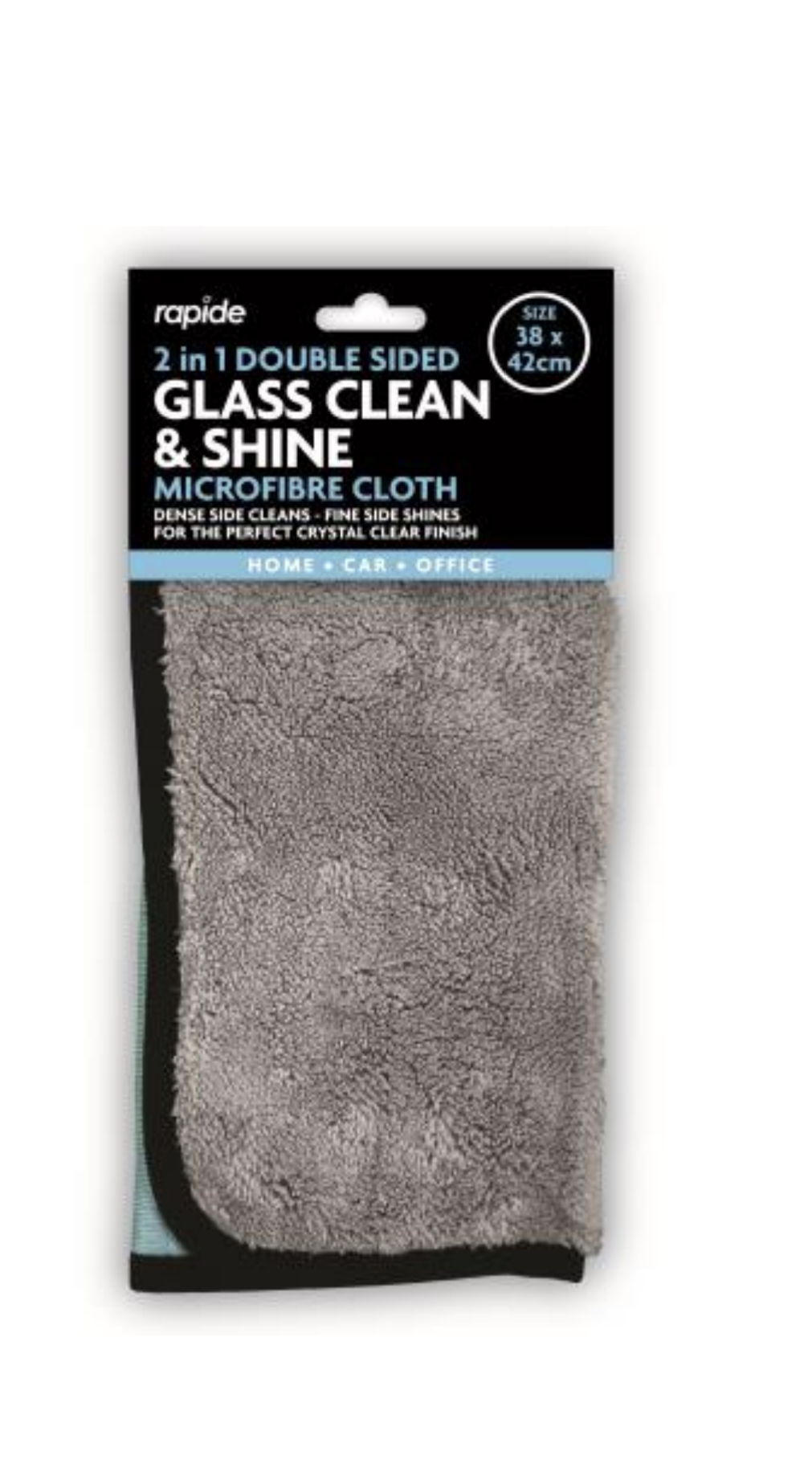 Microfibre 2-in-1 Glass Cloth - Streak-Free Cleaning for Sparkling Surfaces