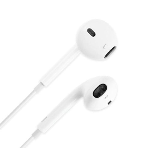 Budi Earphones For iPhone 5 to 14 True Sound 1.2M Cable 8Pin - White