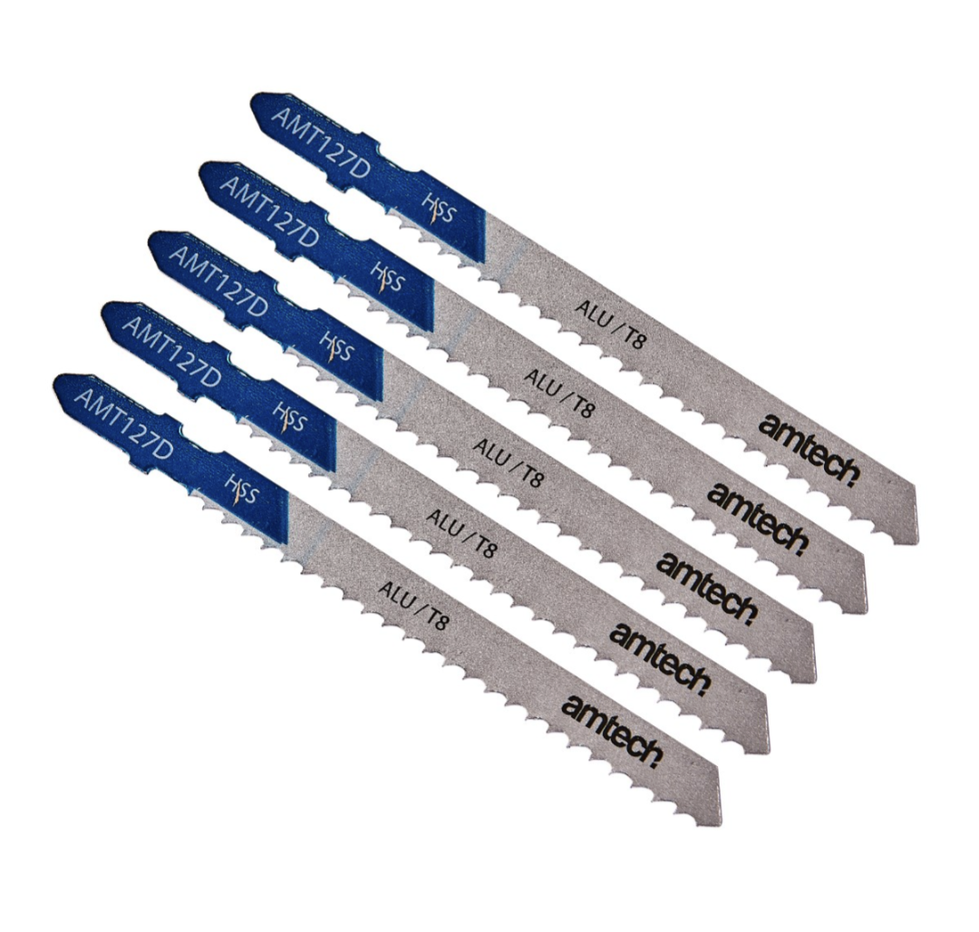Amtech 5 Piece aluminium jigsaw blade set