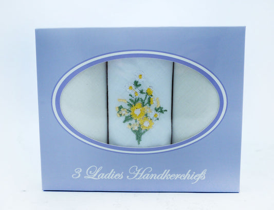 HANKIES LADIES BOXED 3PK