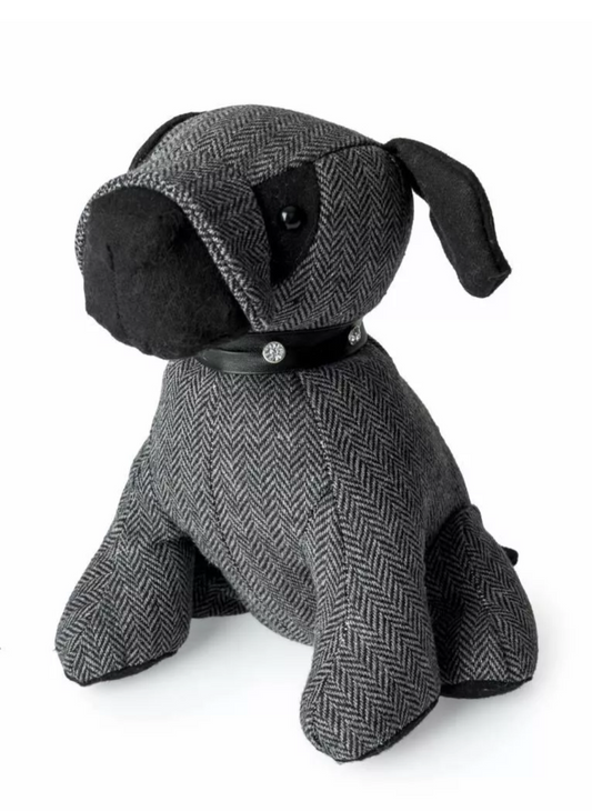 BLUE CANYON GRIS ET NOIR MAX DIAMANTE ARRÊT DE PORTE POUR CHIEN CUISINE SALLE DE BAIN MAISON