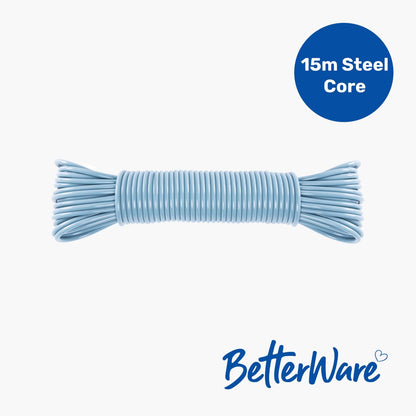 B/Ware 15m Steel Core Clothesline Assorted