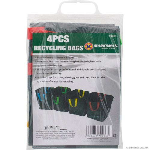 MARKSMAN4 RECYCLING BAGS 4pcs