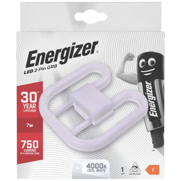 S30400 Ampoule LED Energizer GR8 2 broches 7W 750lm 4000K (Blanc froid) - Boîte de 1