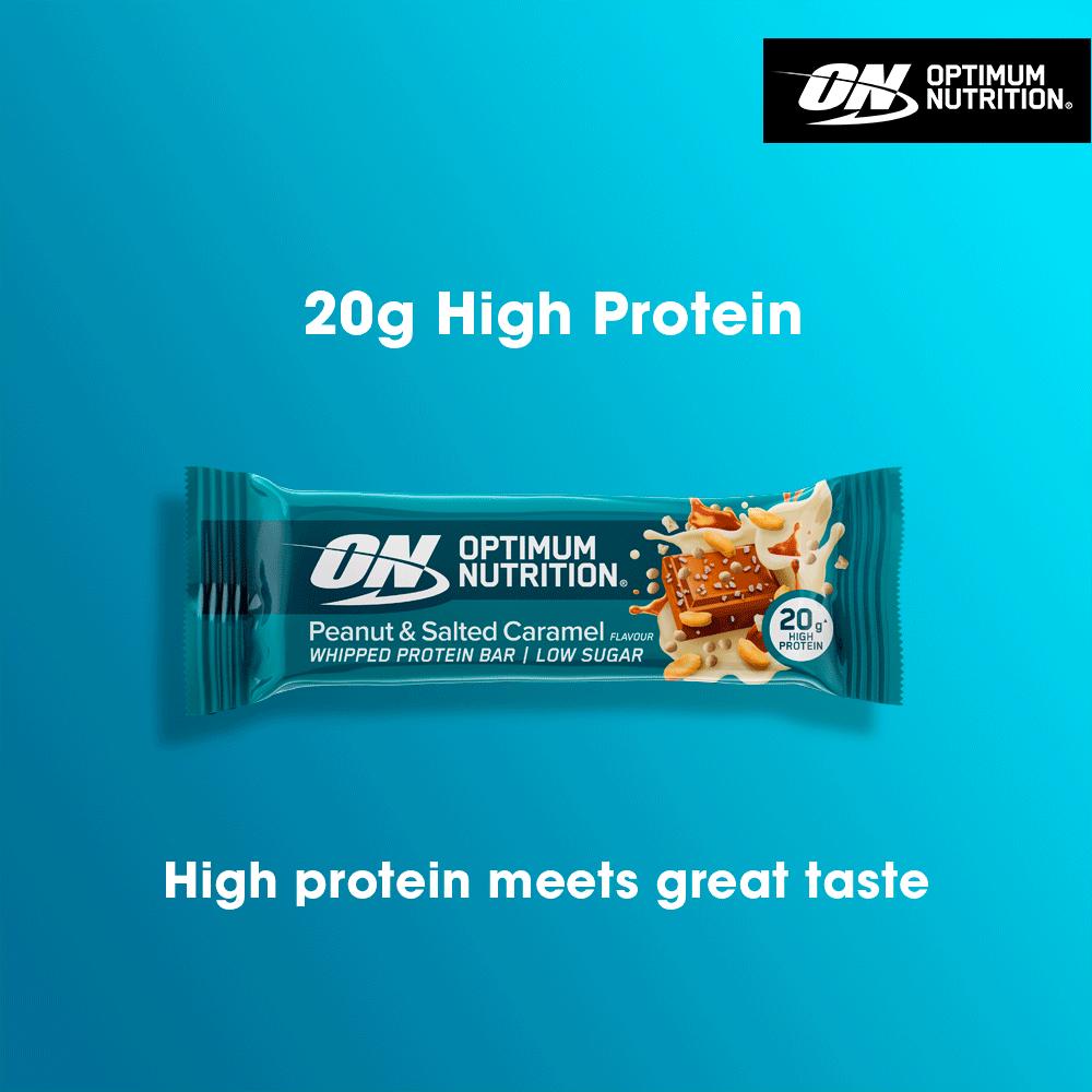 Optimum Nutrition Whipped Protein Bar Peanut & Salted Caramel Flavour 68g