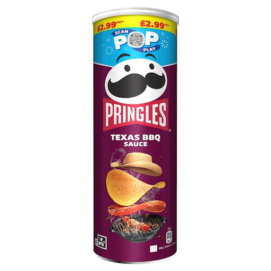 Pringles Texas BBQ Sauce Pm £2.99 165g