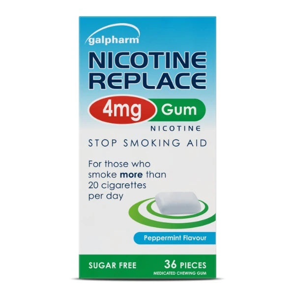 Galpharm Nicotine Replace 4mg Gum 36's