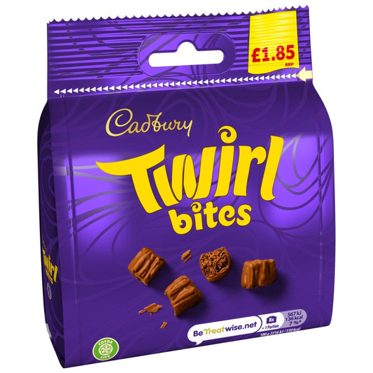 Cadbury Twirl Bites Chocolate Bag £1.85 PMP 85 g