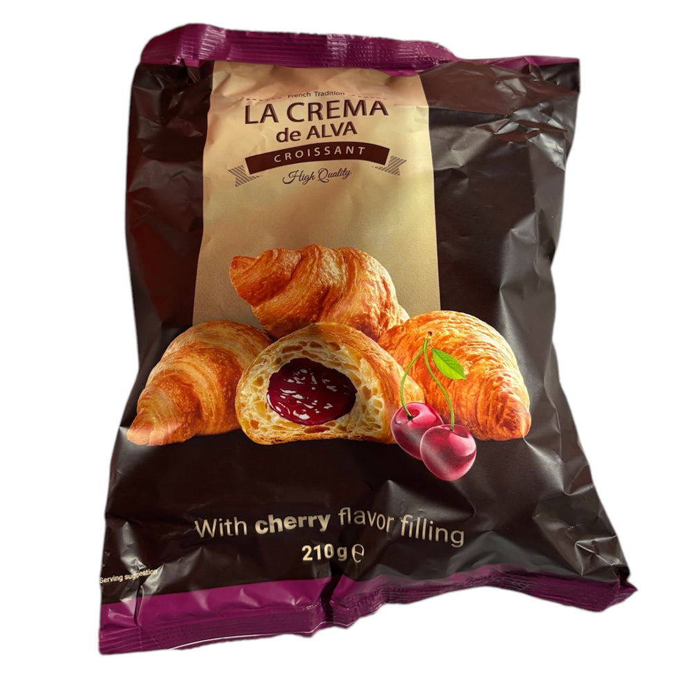 La Crema de Alva Cherry Croissant 210g