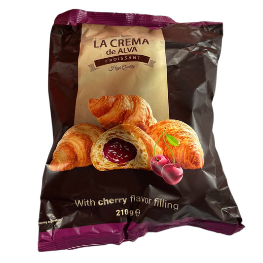 La Crema de Alva Cherry Croissant 210g