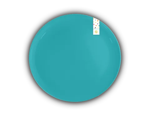 Assiette en plastique Été - Diamètre 25cm - Paquet de 2