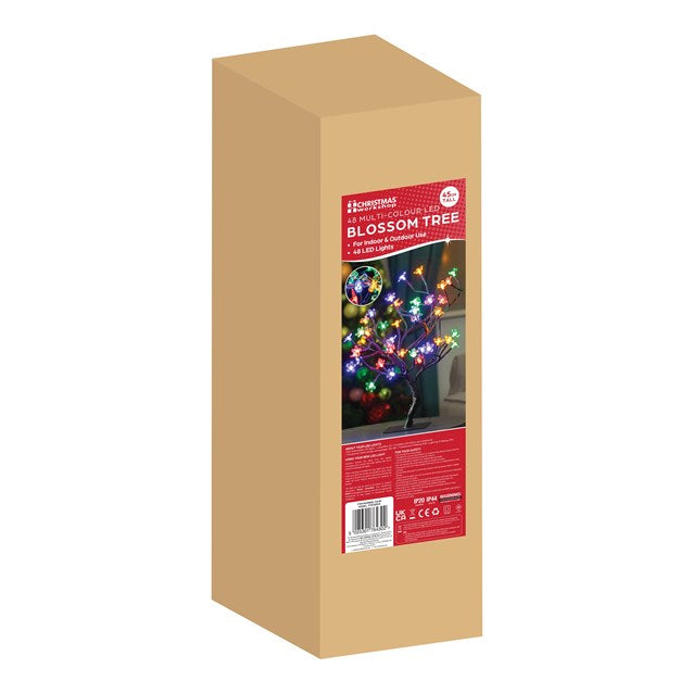 The Christmas Workshop 76430 45cm Multi-Coloured LED Blossom Tree