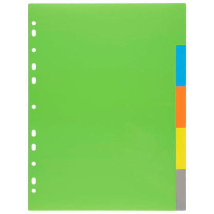 EcoA4 50% Recycled Set 5 Index File Dividers