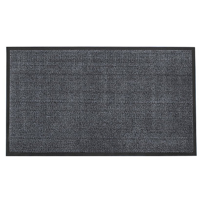 JVL Heavy Duty Barrier Door Mat, 80x140cm, Blue/Black