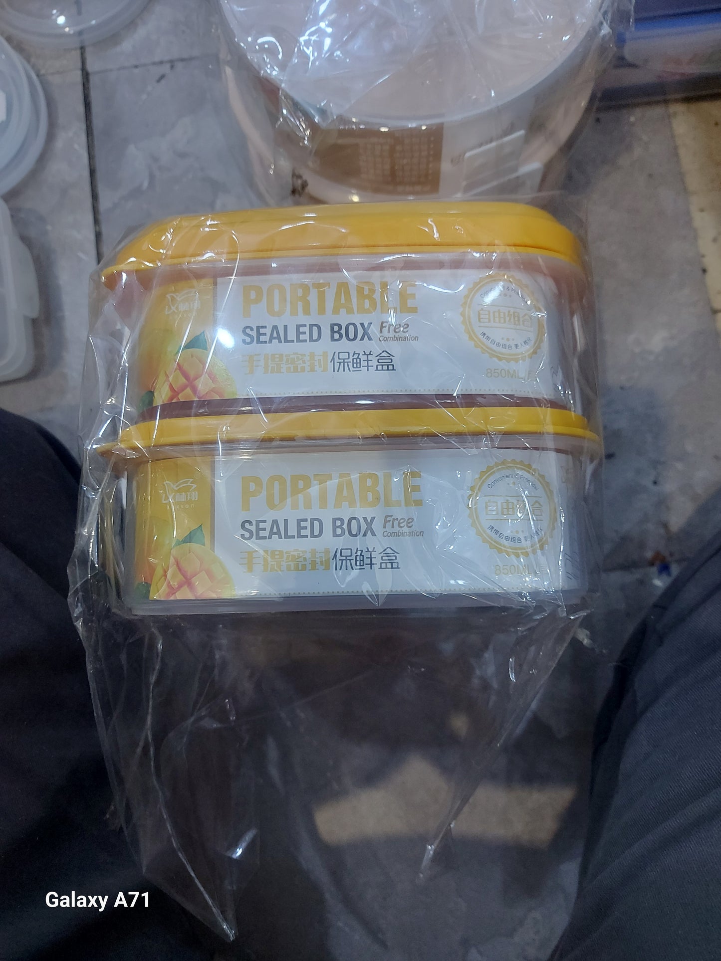 Portable Sealed Square Boxes 2pk