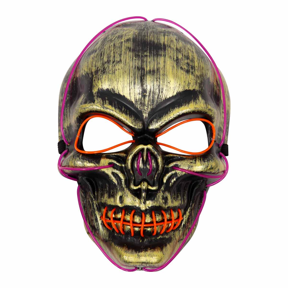 Global Gizmos LED Skull Halloween Mask