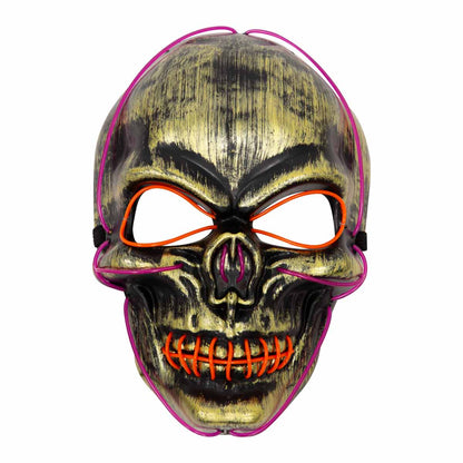 Global Gizmos LED Skull Halloween Mask