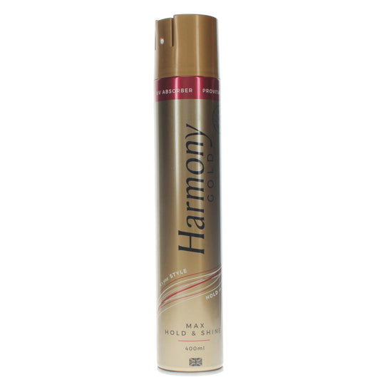 Harmony Laque pour Cheveux GOLD Tenue Maximale & Brillance 400ml
