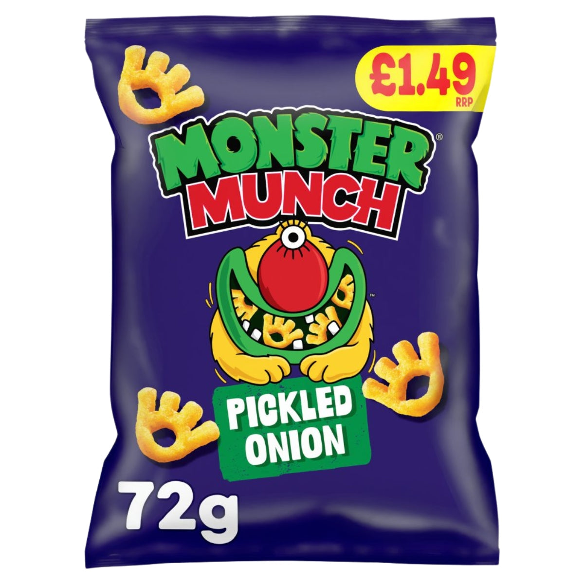 Monster Munch - Pickled Onion Crisps - 72g